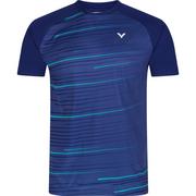 Tenis ziemny - Koszulka do tenisa męska Victor T-33100 B z krótkim rękawem - miniaturka - grafika 1