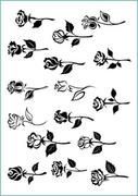 Prace ręczne dla dzieci - Tatuaże tymczasowe białe i czarne róże - miniaturka - grafika 1