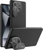 Etui i futerały do telefonów - Nillkin Etui CarboProp Magnetic do Galaxy S25 Ultra, czarne - miniaturka - grafika 1