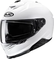 Kaski motocyklowe - HJC, kask motocyklowy I71 semi flat pearl white, XXL - miniaturka - grafika 1