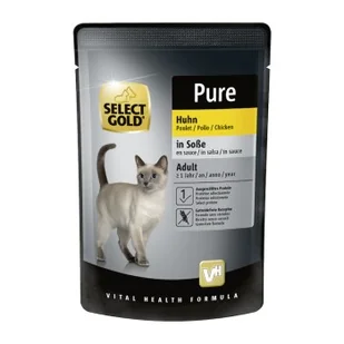 SELECT GOLD Adult Pure w sosie Kurczak 24x85 g - Mokra karma dla kotów - miniaturka - grafika 1