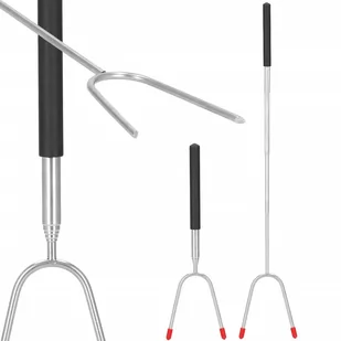 Widełki Grillowe Widelec Telskopowy 24,5-85,5Cm Kij Na Ognisko - Akcesoria do grilla - miniaturka - grafika 1