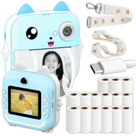 Aparaty natychmiastowe - DRUKARKA DRUKUŚ PRO TERMICZNA APARAT NATYCHMIASTOWY DLA DZIECI i 15 ROLEK - miniaturka - grafika 1