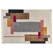 Dywany - Dywan bawełniany 140 x 200 cm wielokolorowy NIKSAR - miniaturka - grafika 1