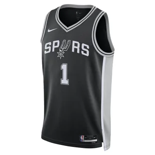 Koszulka męska Nike Dri-FIT NBA Swingman San Antonio Spurs Icon Edition - Czerń - Swetry męskie - miniaturka - grafika 1