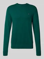 Swetry męskie - Sweter z dzianiny o kroju regular fit z mieszanki bawełny i kaszmiru - miniaturka - grafika 1