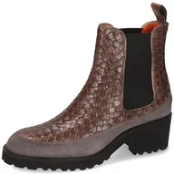 Botki damskie - Melvin & Hamilton, Abigail 1, damskie sztyblety, szare, 37 EU, szary, 37 EU - miniaturka - grafika 1