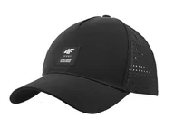 Czapki damskie - Czapka z daszkiem 4F strapback męska czarna r L - miniaturka - grafika 1