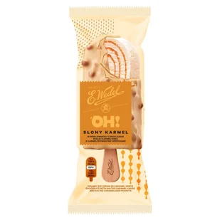 E. Wedel Oh! Lody słony karmel w czekoladzie białej karmelowej z karmelizowanymi orzechami 100 ml - Lody i desery lodowe - miniaturka - grafika 1