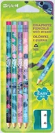 Przybory szkolne - Ołówki trójkątne z gumką temperówka Disney Core Stitch blister 4 szt. - miniaturka - grafika 1