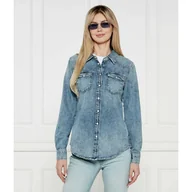 Koszule damskie - Tommy Hilfiger Jeansowa koszula Regular Fit - miniaturka - grafika 1