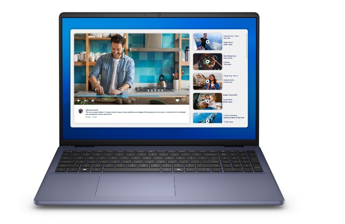 Dell 16 DC16251 W11P C5 120U/16GB/512GB/16.0 FHD+/Int/FgrPr/WLAN + BT/Backlit Kb/4 Cell/3YPS Midnight Blue