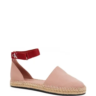 CALVIN KLEIN JEANS Espadryle Ankle - Espadryle damskie - miniaturka - grafika 1
