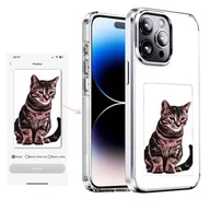 Etui i futerały do telefonów - KSOPUERT Etui na telefon Smart Ink Screen Classic White pasuje do iPhone'a 13 iPhone 14 ochrona 3,5 cala atrament wyświetlacz obraz w etui na telefon z atramentem - miniaturka - grafika 1