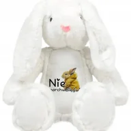 Maskotki i pluszaki - Miś Maskotka Przytulanka Królik NIE MARCHW SIĘ Wz - miniaturka - grafika 1