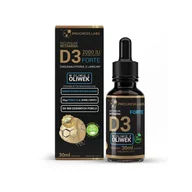 Witaminy i minerały dla sportowców - PROGRESS LABS PROGRESS LABS Vitamin D3 2000IU Forte 30 ml Witamina D3 w płynie - miniaturka - grafika 1