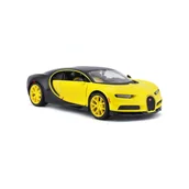 Kolekcjonerskie modele pojazdów - Model Bugatti Chiron Żółty 1/24 - miniaturka - grafika 1