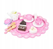 Zabawy w naśladowanie dorosłych - Drewniany Serwis Do Herbaty Dla Dzieci - miniaturka - grafika 1