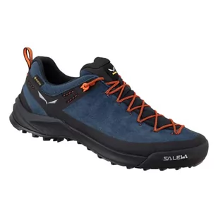 SALEWA Wildfire Leather GTX M, męskie buty trekkingowe, Dark Denim/Black, 43 EU, Dark Denim Black, 43 EU - Buty trekkingowe męskie - miniaturka - grafika 1