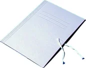 Teczki i aktówki - Barbara Teczka wiązana A4 BARBARA nadruk 0821015N biała karton 300g 50szt - miniaturka - grafika 1