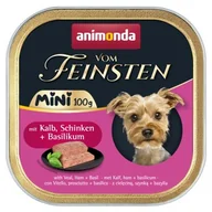 Mokra karma dla psów - animonda Vom Feinsten Adult Mini 32 x 100 g Cielęcina i szynka - miniaturka - grafika 1