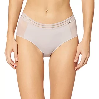 Body - Huber Damskie body Essentials Damen Midi Slipy, Srebro (jasnoszary 0636), 38 PL - grafika 1