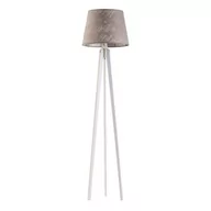 Lampy stojące - Lampa podłogowa LYSNE Curacao, 60 W, E27, beton-biała, 158x40 cm - miniaturka - grafika 1