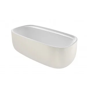 Roca A2484520B0 BEYOND 180X90 Wanna wykonana z konglomeratu Surfex$288 zintegrowany przelew slot zawiera syfon typu klik-klak Bez baterii Paletyzacja 1 szt kolor niecka/obudowa) Bia$289y/Be$290owy - Wanny - miniaturka - grafika 1