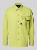 Koszule męskie - Koszula casualowa o kroju oversized fit z kołnierzykiem typu kent - miniaturka - grafika 1