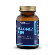 Witaminy i minerały - Pureo Health Magnez + B6 5-P 60 Kapsułek - miniaturka - grafika 1