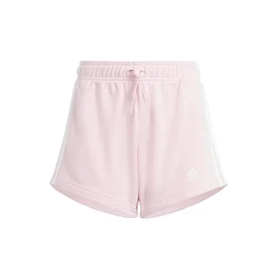 adidas Girl's Essentials polarowe szorty z 3 paskami na co dzień - Spodenki damskie - miniaturka - grafika 1