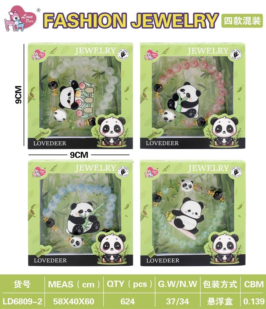 Kolekcja Panda Elegancka Biżuteria z Czarno-Białym Akcentem
