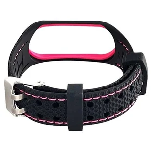 Pasek Beline Sport do Xiaomi Mi Band 5/6 Czarno-różowy (5905359814290) - Akcesoria do smartwatchy - miniaturka - grafika 5