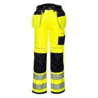 Odzież robocza - PORTWEST T501 SPODNIE OSTRZEGAWCZE PW3 Z KABURAMI; ŻÓŁTY/CZARNY - miniaturka - grafika 1