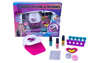 NORIMPEX ZESTAW DO PAZNOKCI DLA DZIECI MANICURE MASZYNKA NO-1002365 - Zabawy w naśladowanie dorosłych - miniaturka - grafika 1