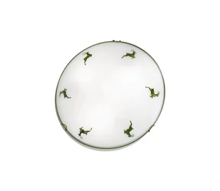 Kolarz 731.12.4.100-Lampa sufitowa NONNA 2xE27/60W/230V pr.40 cm jeleń zielona - Lampy sufitowe - miniaturka - grafika 1