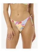 Stroje kąpielowe - Majtki kąpielowe RIP CURL Cala Vadella High Leg Skimpy turkusowe XS - Rip Curl - miniaturka - grafika 1