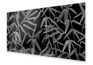 Panel kuchenny HOMEPRINT Czarne liście na białym tle 120x60 cm - Dekoracje domu Panel kuchenny HOMEPRINT Czarne liście na białym tle 120x60 cm - Dekoracje domu - miniaturka - grafika 1
