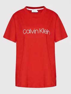 Koszulki i topy damskie - Calvin Klein Curve T-Shirt Inclusive K20K203633 Czerwony Regular Fit - grafika 1