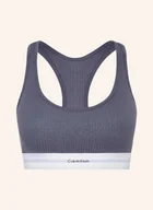Biustonosze - Calvin Klein Biustonosz Bustier Cotton Modal Rib blau - miniaturka - grafika 1
