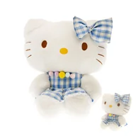 Maskotki i pluszaki - HELLO KITTY niebieska 45cm MIŚ pluszowa maskotka Przytulanka dla dzieci - miniaturka - grafika 1