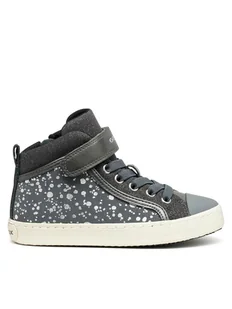 Geox Sneakersy J Kalispera J744GI 0DHAJ C9017 D Szary - Buty dla dziewczynek - miniaturka - grafika 1