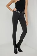 Spodnie damskie - Lee jeansy Scarlett Black Mid Stone damskie medium waist - miniaturka - grafika 1