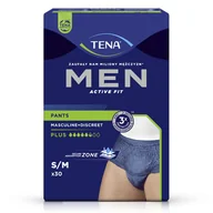 Bielizna lecznicza - Bielizna chłonna TENA Men Pants Plus S/M 30szt. Refundacja NFZ - miniaturka - grafika 1