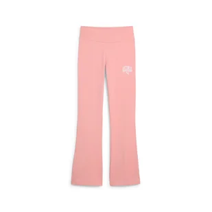 Dziecięce Legginsy PUMA PUMA CLASS HIGH WAIST FLARED LEGGINGS G 68587018 – Różowy - Legginsy - miniaturka - grafika 1