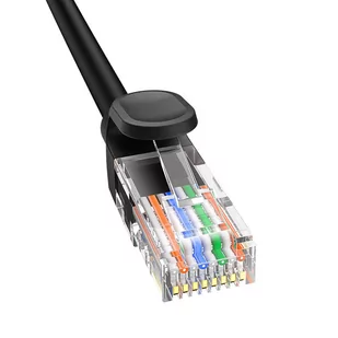 Kabel sieciowy Baseus Ethernet CAT5, 8m (czarny) - Kable miedziane - miniaturka - grafika 4