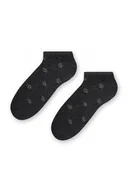 Skarpetki damskie - Skarpetki stopki damskie w błyszczące grochy Art. 066 - miniaturka - grafika 1