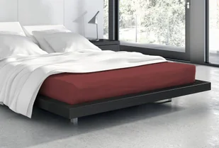 Faro Prześcieradło vanille 200x220+25 frotte gumka bordo - Prześcieradła - miniaturka - grafika 1