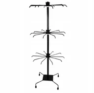 Biżuteria - akcesoria - EKSPOZYTOR NA BIŻUTERIĘ BRANSOLETKI ŁAŃCUSZKI OPASKI CZARNY STOJAK 75CM - miniaturka - grafika 1