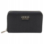 Portfele - Guess Damski Portfel Elegancka Portmonetka Poliuretanowa Czany Skórzany - miniaturka - grafika 1